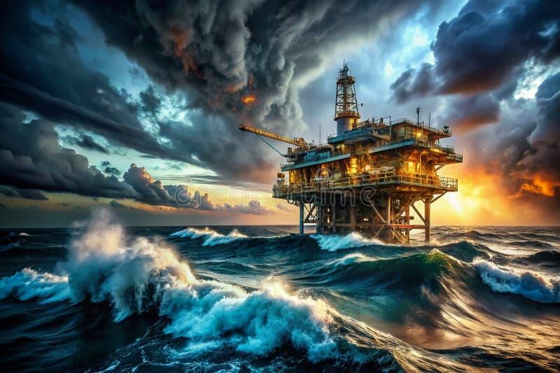 <b>Offshore Oil Rig Sustainable</b> Energy Extraction and Seabed Resource ...