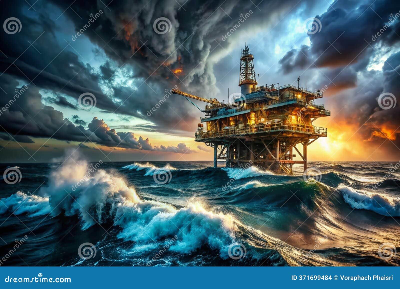 <b>Offshore Oil Rig Sustainable</b> Energy Extraction and Seabed Resource ...