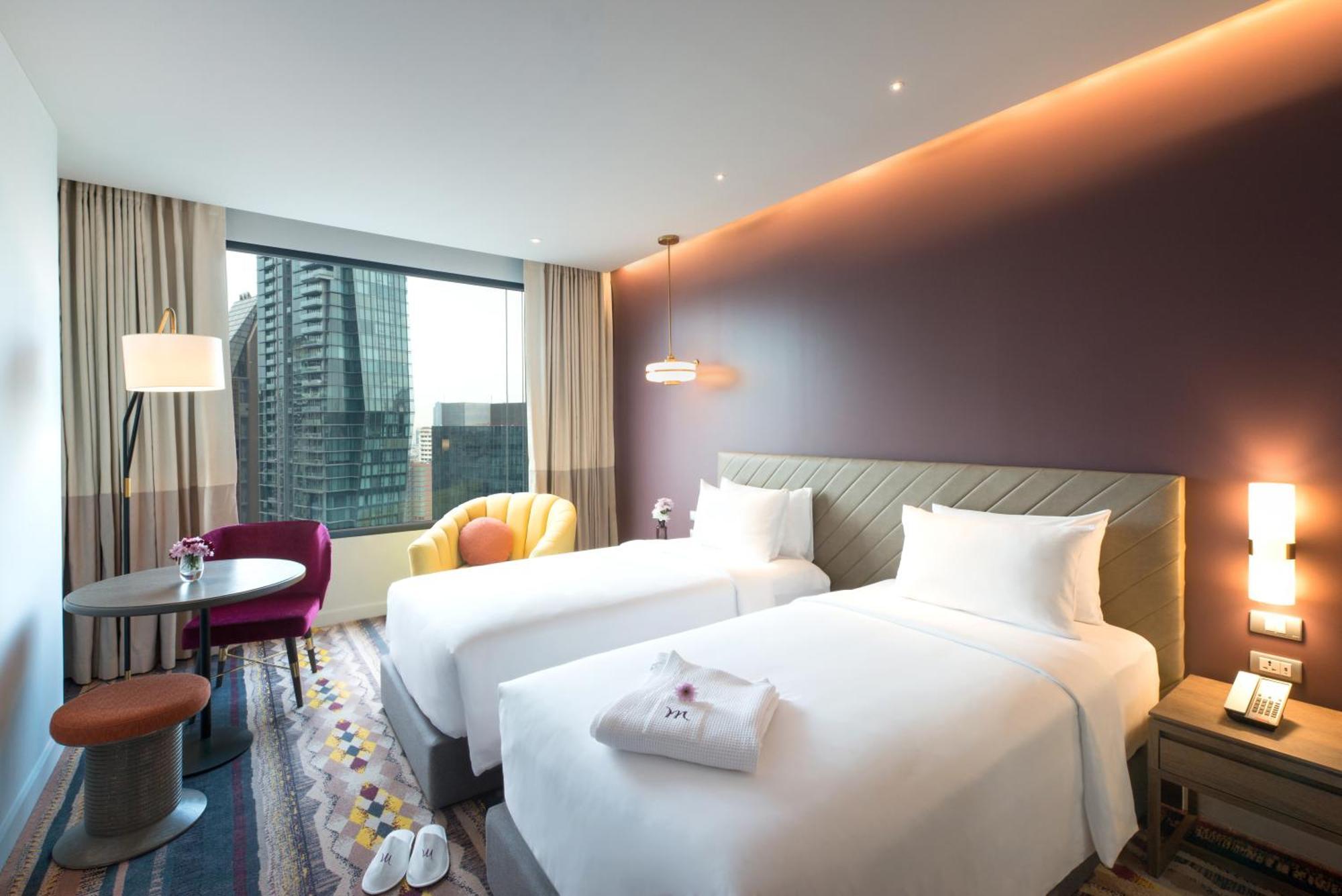 Deluxe Zweibettzimmer mit Stadtblick