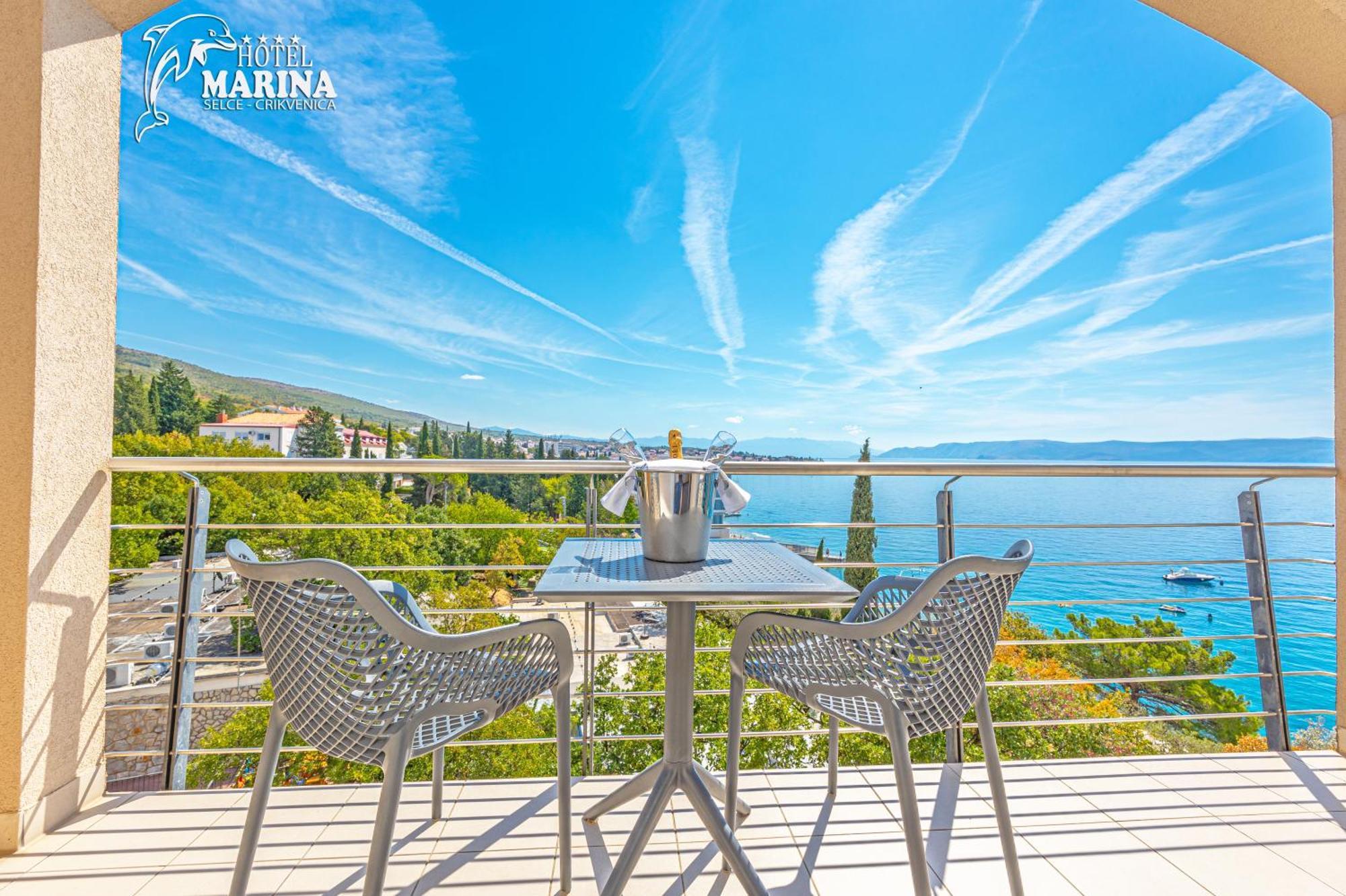 Double or Twin Room Balcony Side Sea View
