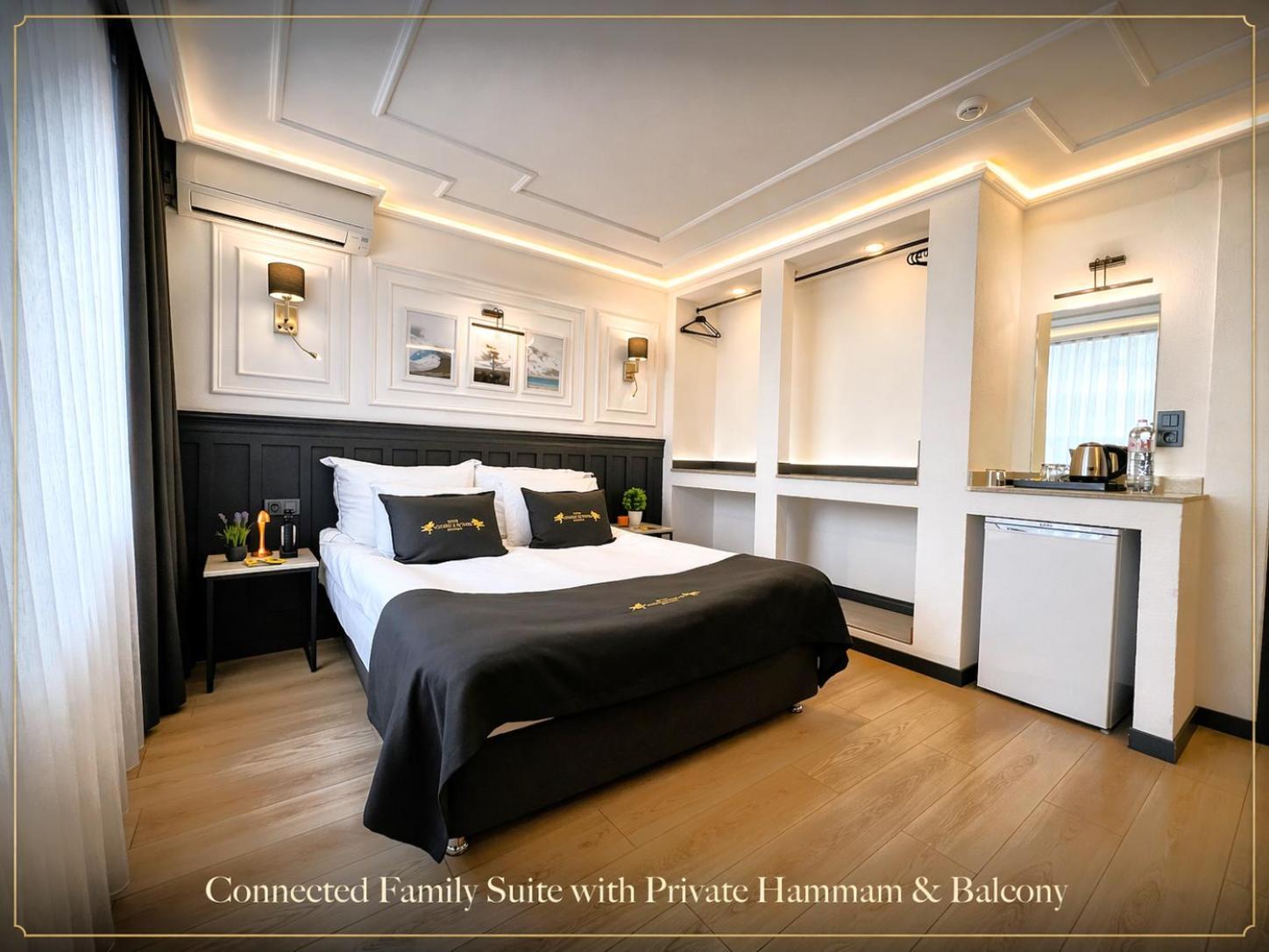Connected Family Suite private Hammam Balcony