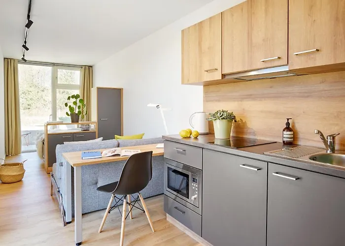 Modern ausgebauter Überseecontainer als Tiny House