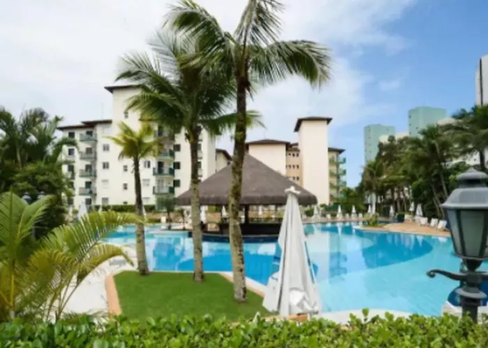 RIVIERA DE SÃO LOURENÇO - CONDO ACQUA A 0,5 MINUTO DA PRAIA - estilo resort! Apto com ar condicionado e wifi