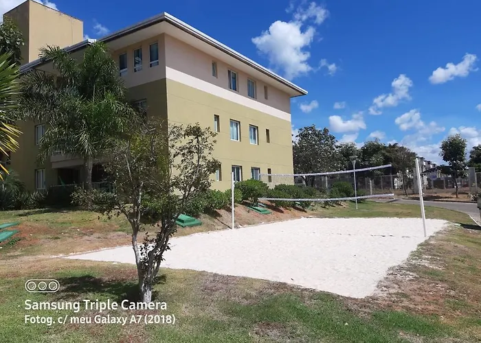 Lindo Flat em resort silencioso e aconchegante