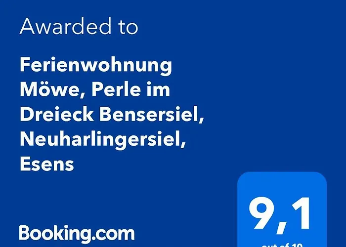 Ferienwohnung Möwe, Perle im Dreieck Bensersiel, Neuharlingersiel, Esens