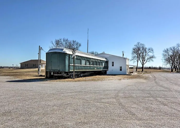 Unique Joplin Gem: Converted Train Car Studio