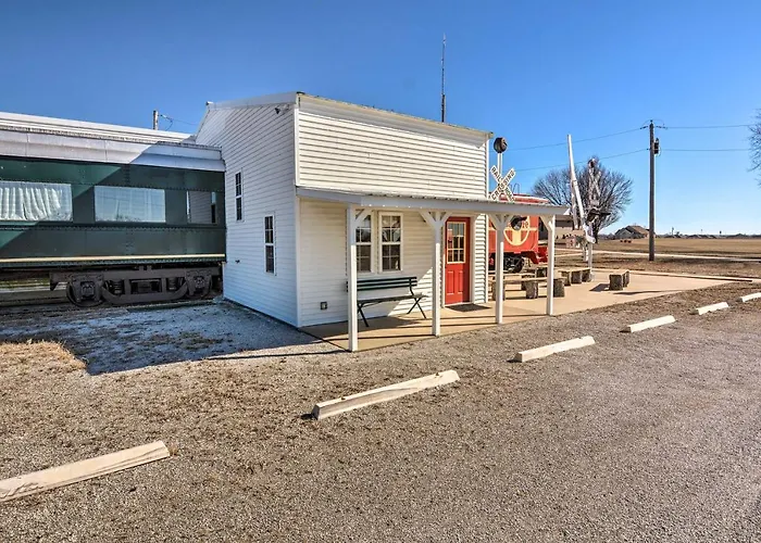 Unique Joplin Gem: Converted Train Car Studio