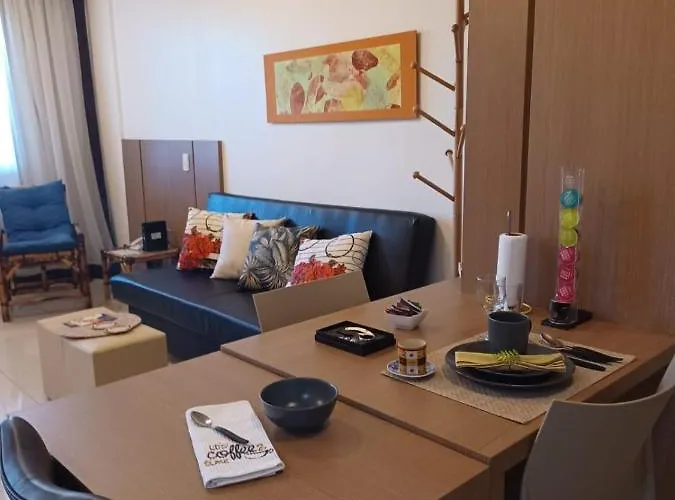 Lindo Flat em resort silencioso e aconchegante
