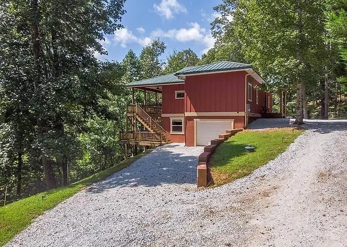 Red Rooster Family Cabin W/Hot Tub+Fire Pit+View