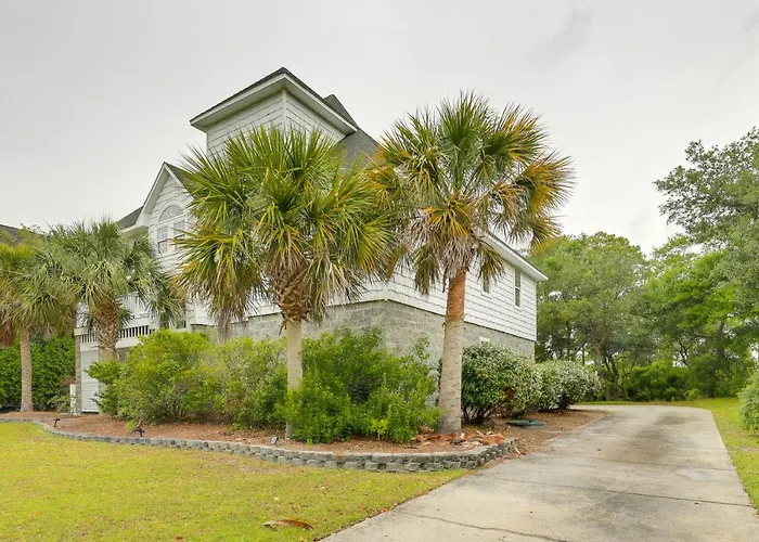 Harkers Island Vacation Rental With Pool Table!