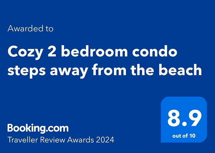 Cozy 2 Bedroom Condo Walking Distance From The Beach