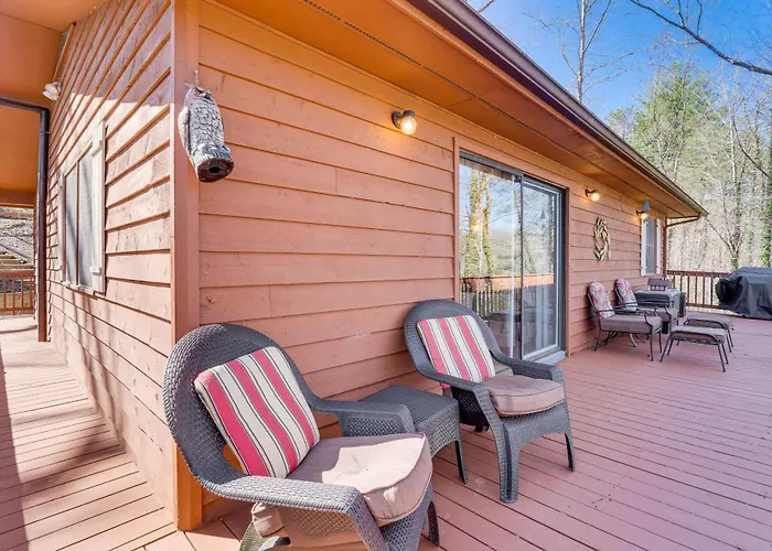 Pet-Friendly Hiawassee Cabin W/ Lake Views & Sauna