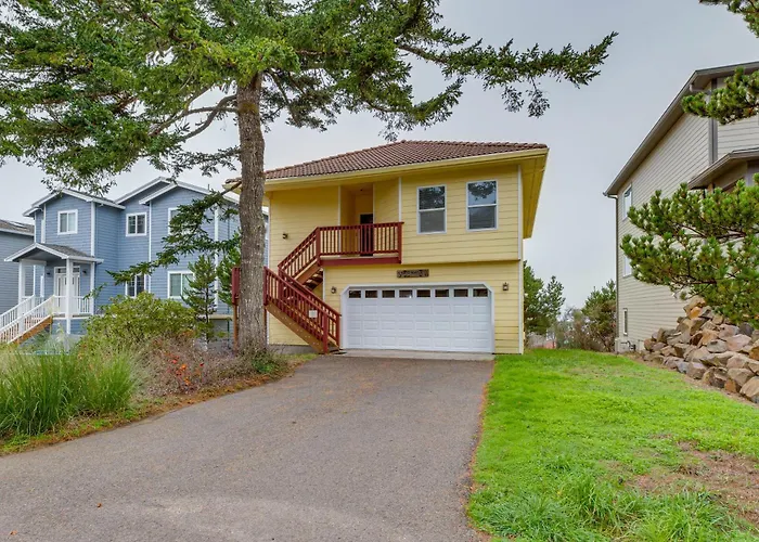 Oceanside Beach Home W/ 180-Degree Views!