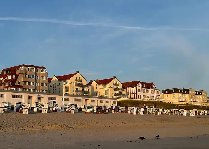 Kaiserhof Wangerooge Meeresbrise - Meerblick vom Balkon direkt am Strand