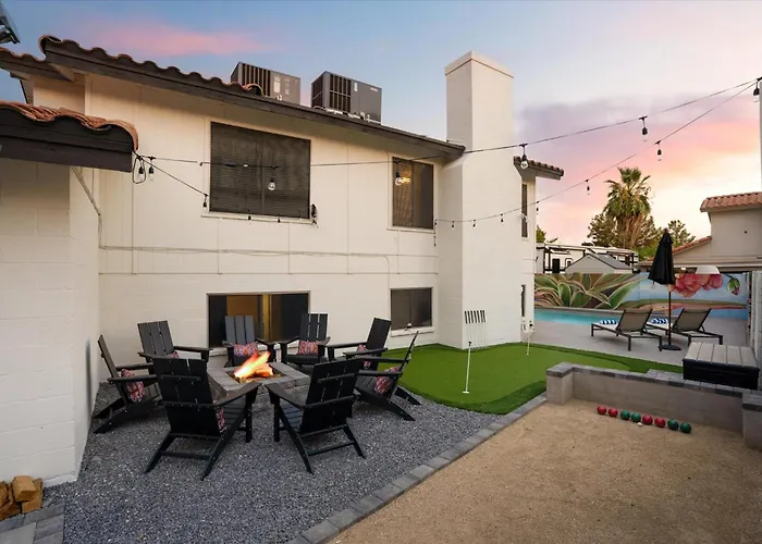 Rock Climbing Wall Pool& Mini Golf Game Room Mural