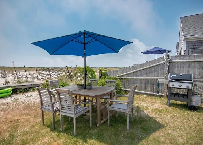 North Truro Beachfront Cottage With Cozy Backyard