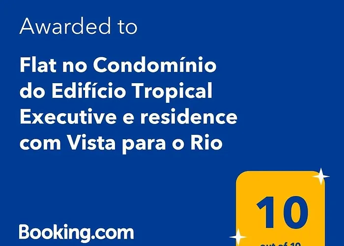 Flat No Condominio Do Edificio Tropical Executive E Residence Com Vista Para O Rio