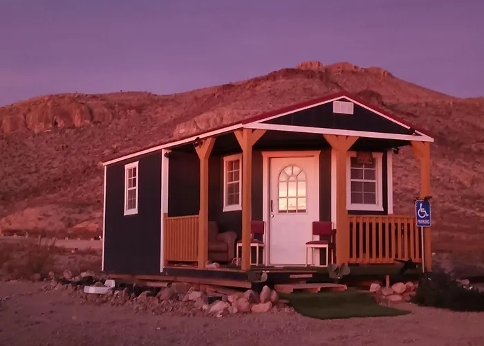 Camping At Desert Gardens Oasis At Lobo, Texas