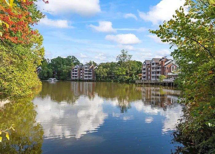Lakeside Stay Metro, Inova, Dining & Shops Nearby!