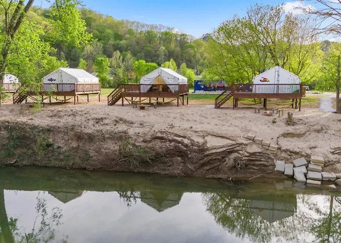 River Front Hallowed Horse Glamp Tent 2
