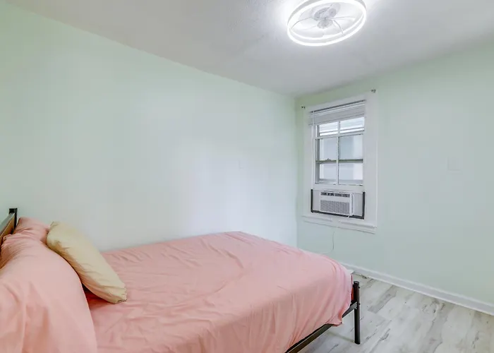 2 Blocks To Beach: Sunny Ocean Grove Apartment
