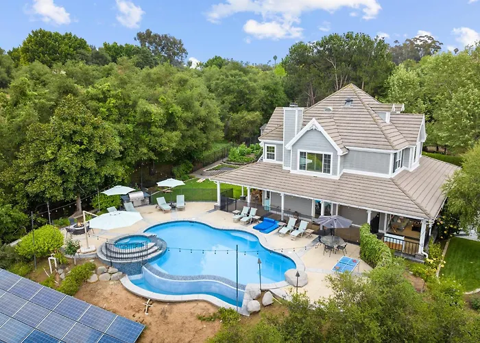 Sprawling Escondido Estate Garden Pool Games Adu'S