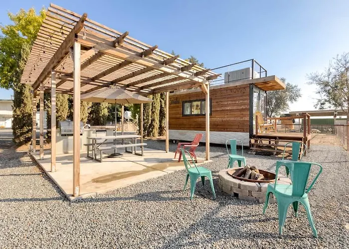 Rooftop Spa Tiny Cargo Home Farm Experience