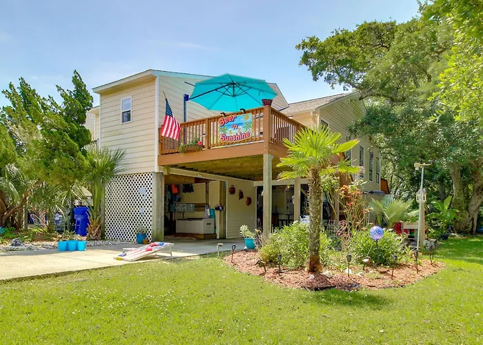 Walk To North Topsail Shores: Beach House W/ Gear!