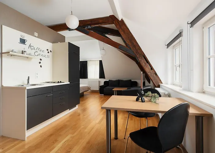 Hotel Campuszwei Komfortable Doppelzimmer & Apartments Mit Kueche Zentral In Ludwigsburg Ideal Fuer Business & Langzeitaufenthalte 24H Check In Kinder Bis 14 Jahre Uebernachten Kostenlos