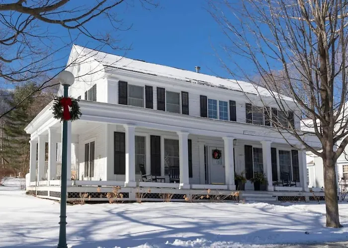 Picture Postcard Mansion In Manchester Village
