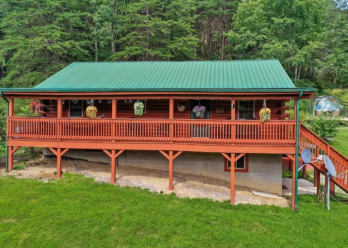 Cabin With Stargazing Dome, Sauna, Hot Tub, Pickleball, Firepit