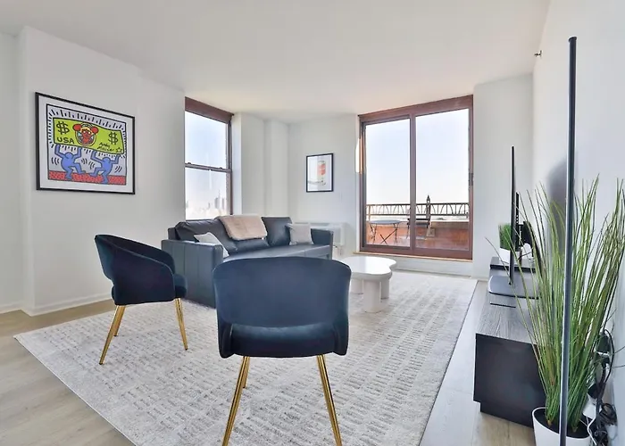 Hudson River Waterfront Apt W Sweeping Nyc Views