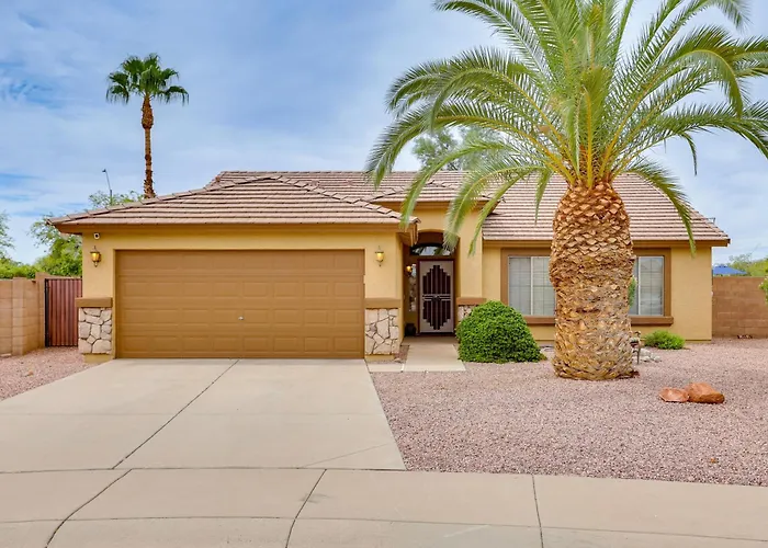 Spacious & Fenced Yard: Pet-Friendly Surprise Home