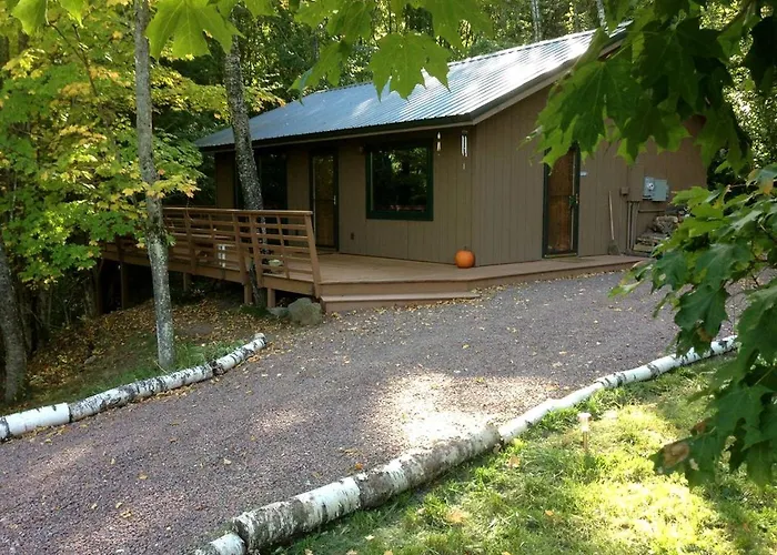Secluded Waterfront Cabin Rental On Lake Superior Near Red Cliff, Wisconsin