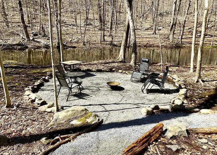 Secluded Tiny House Rental For Glamping In Norwich, Connecticut
