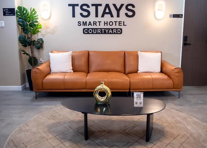 Tstays Smart Hotel Courtyard, Gated Modern Stay