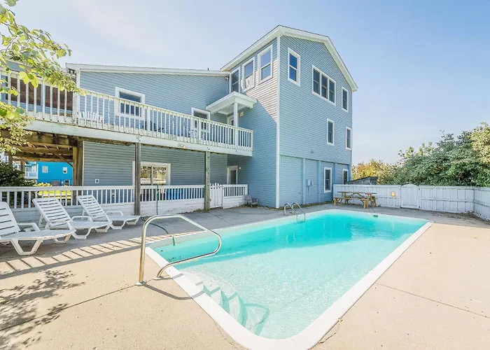 The Sailfish - Duck, Carolina Dunes, 300 Yds To Beach, Sound View, Pool, Hot Tub, Pets Ok, Flex Stays