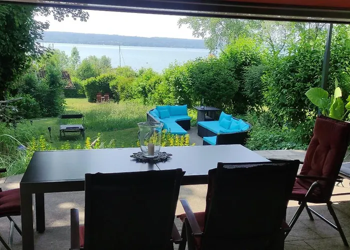 Ferienhaus Ammersee Traum von Bett und Terrasse