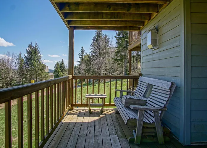 Powderidge 2 -Slope Side, Spacious Deck