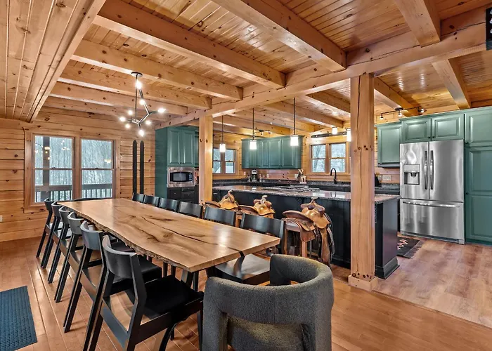 Epic 9-Bed Yellowstone Lodge Theater, Bars, Sauna & Ski Views