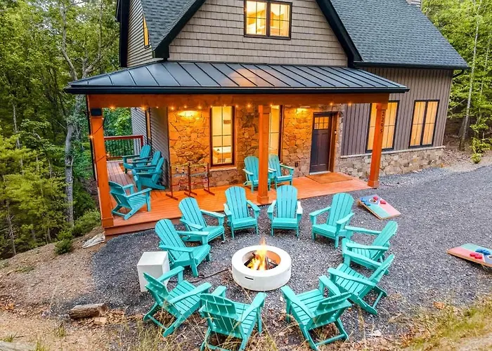 Lux Cabin Theater Hottub Firepit Gamerm Mtnviews