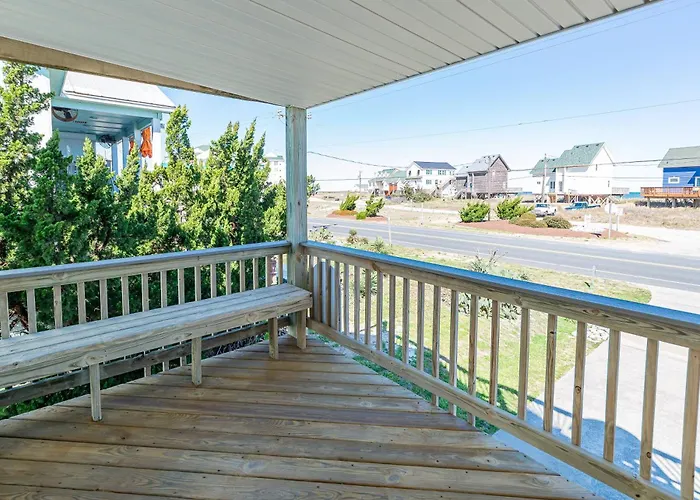 On The Beach - Kitty Hawk, Mp 1, Less Than 50 Yards To Beach, Ocean View, Pool, Hot Tub, Pets Ok