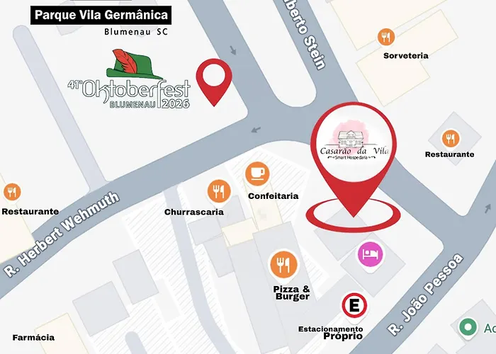 Casarao Da Vila Smart Hospedaria - Vila Germanica - Sua Hospedagem A Poucos Passos Da Oktoberfest