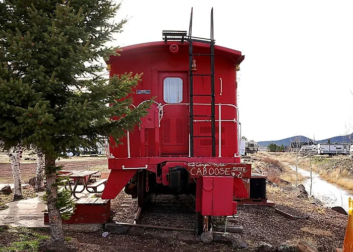 Historic Rail Caboose On Route 66