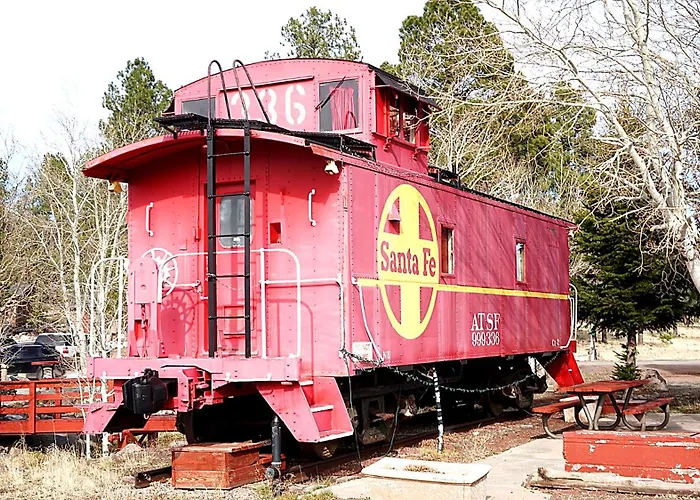 Historic Rail Caboose On Route 66