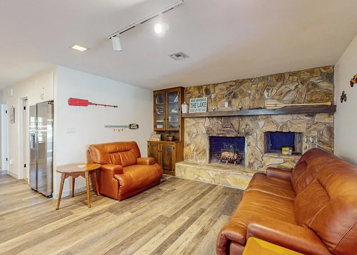 Lakefront Home With Water Views, Foosball, Screened Porch, & Private W/D