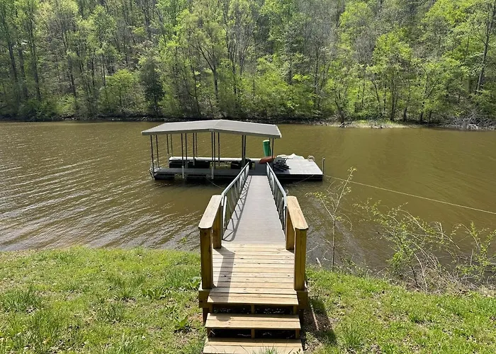 A-Frame On Tims Ford Lake Private Boat Dock With Slip