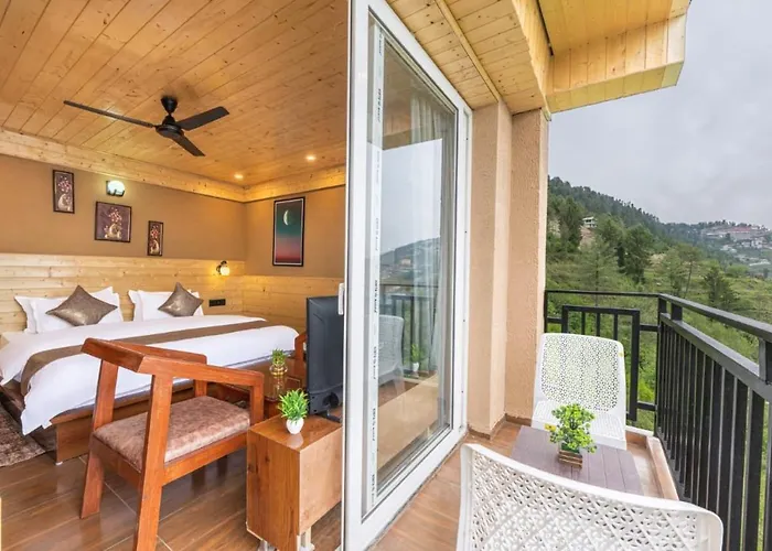 The Charvi Retreat I Vacations I Conference I Mice I Family Events I Open Air Terrace I Sky Bonfire I Wooden Rooms With Pvt Balconies I Kufri By Exotic Stays