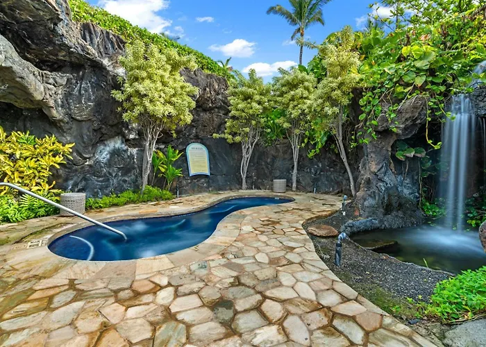 Kauai Beach Resort Ocean View Pools, Waterslide, Hot Tub, Spa, King Bed, Ac