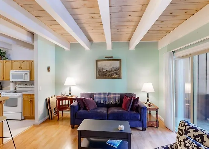 Forest-View Condo With Wood Fireplace & Walkable Locale - Dog-Friendly